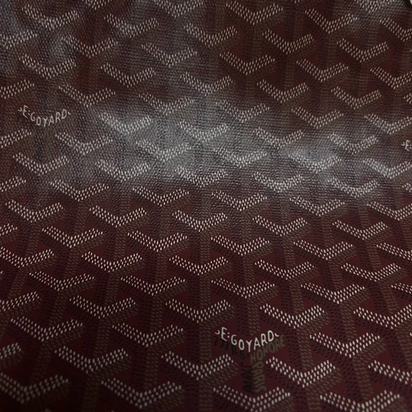 Burgundy Canvas Tote Bag - Picture 2 of 7